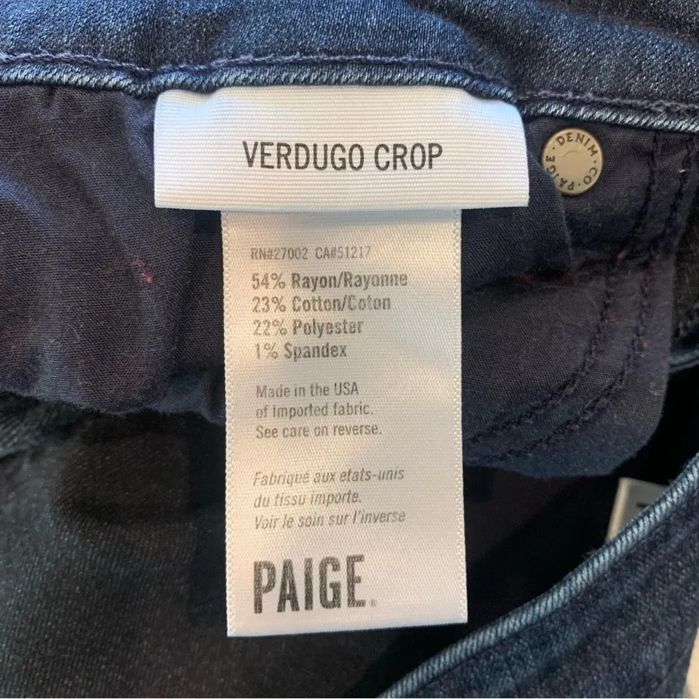 Women's Paige Verdugo Transcend Mid-Rise Ankle Skinny Jeans size 27 - Image 11