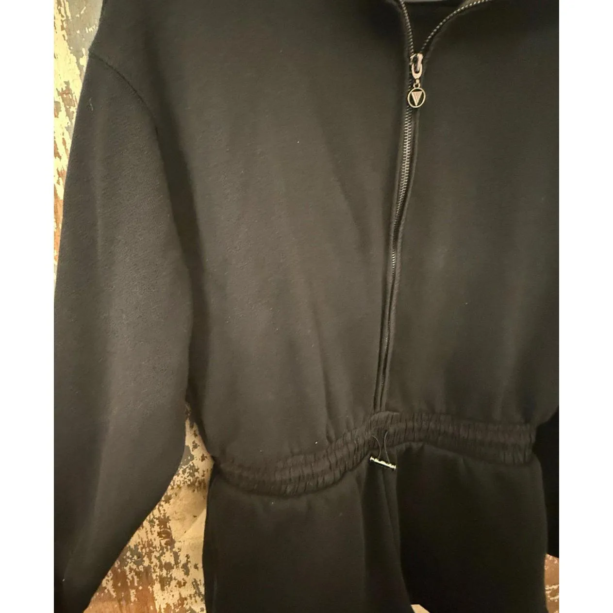 Victoria's Secret  On Point Black Cotton Romper, size medium - Image 3