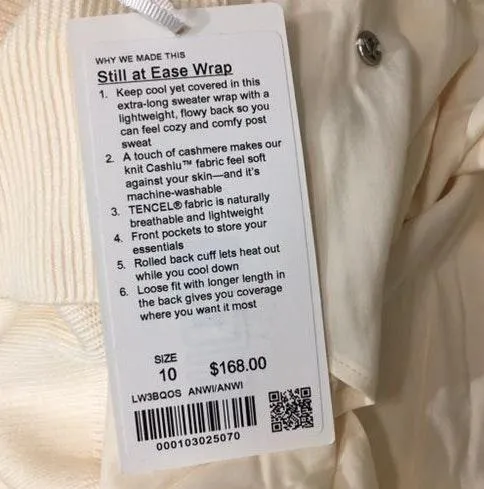 Still At Ease Wrap Cardigan Angel Wing 10 - Image 10