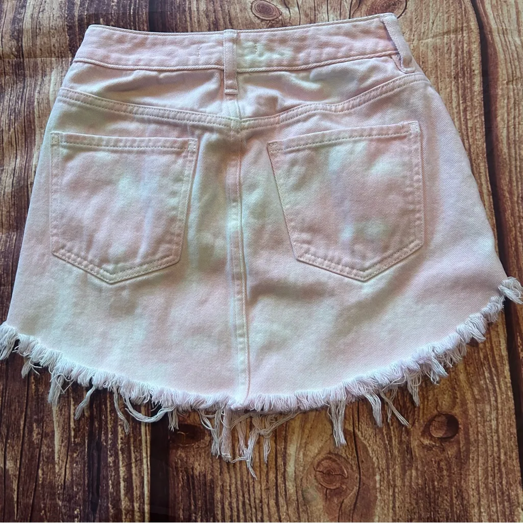 PacSun Women’s  Pink Tye Dye Skirt Size 24 - Image 2