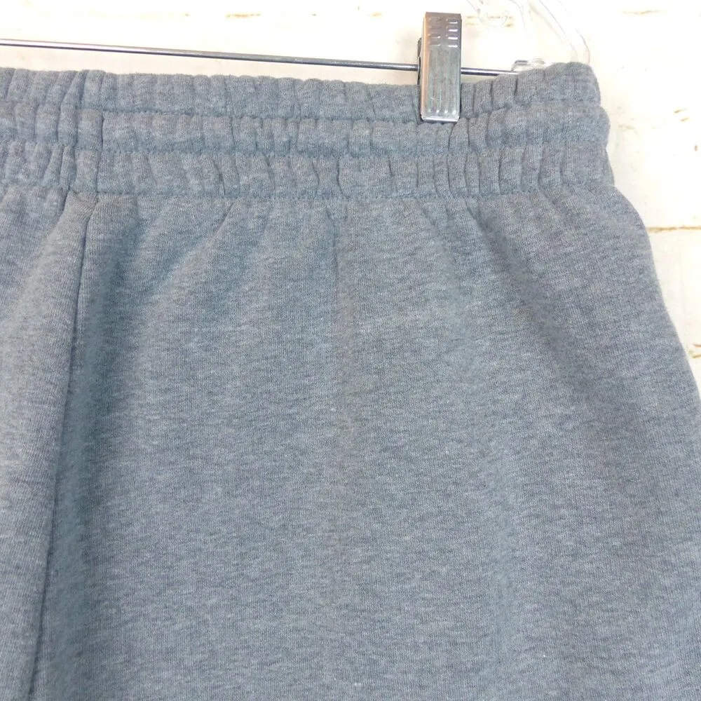 Wild Fable Shorts Womens L Gray High Rise Elastic Waist Fleece Dolphin Style - Image 8