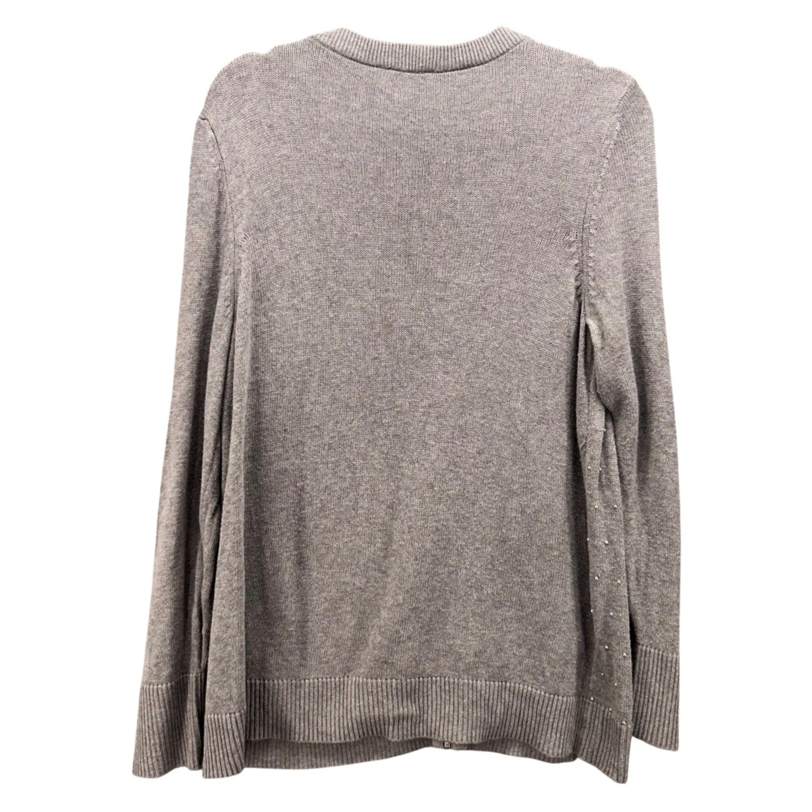 Talbots‎ Studded Cardigan Gray 1X - Image 4