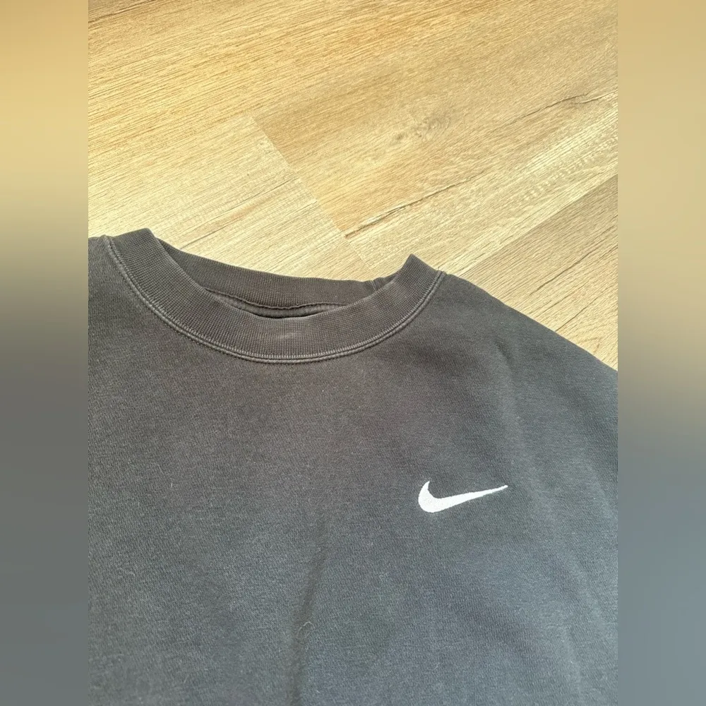 Nike Sweatshirt Crewneck Pullover Cropped Oversized Black Size M L - Image 8