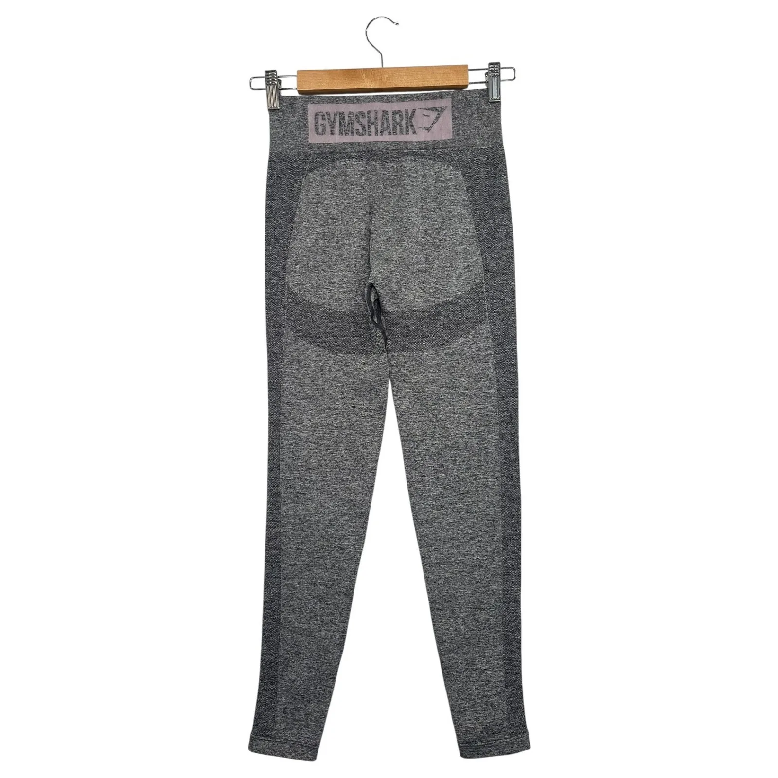 Gymshark Leggings Womens Small Gray Seamless Butt Lift Flex Fitness Gym Yoga - Image 2