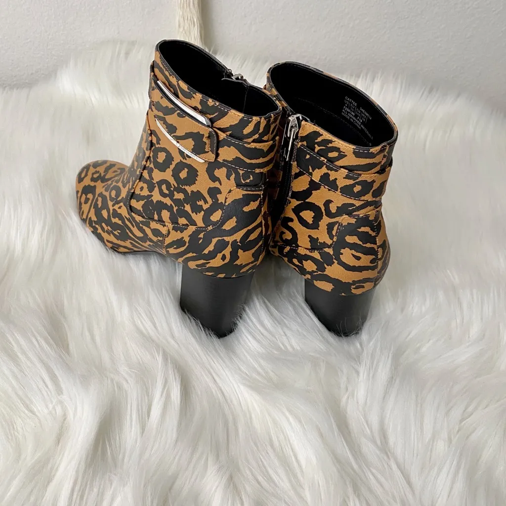 NEW Calvin Klein Cattee Ankle Boot  Leopard print - Image 9