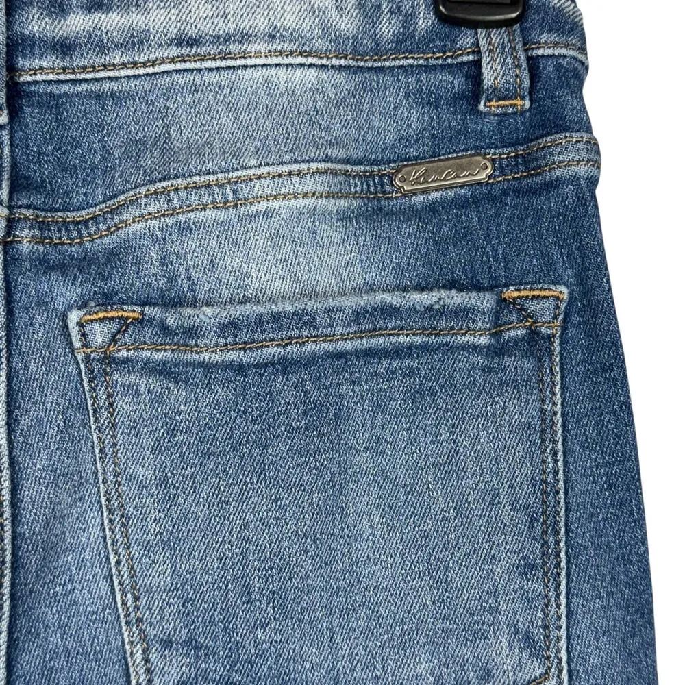 KanCan Signature SZ 26 Ultra High Rise Ankle Skinny Jeans Distressed Stretch Blue - Image 9