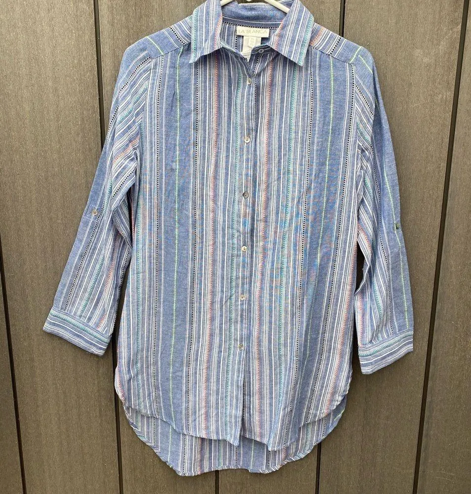 La Blanca Resortwear Shirt NWT - Image 9