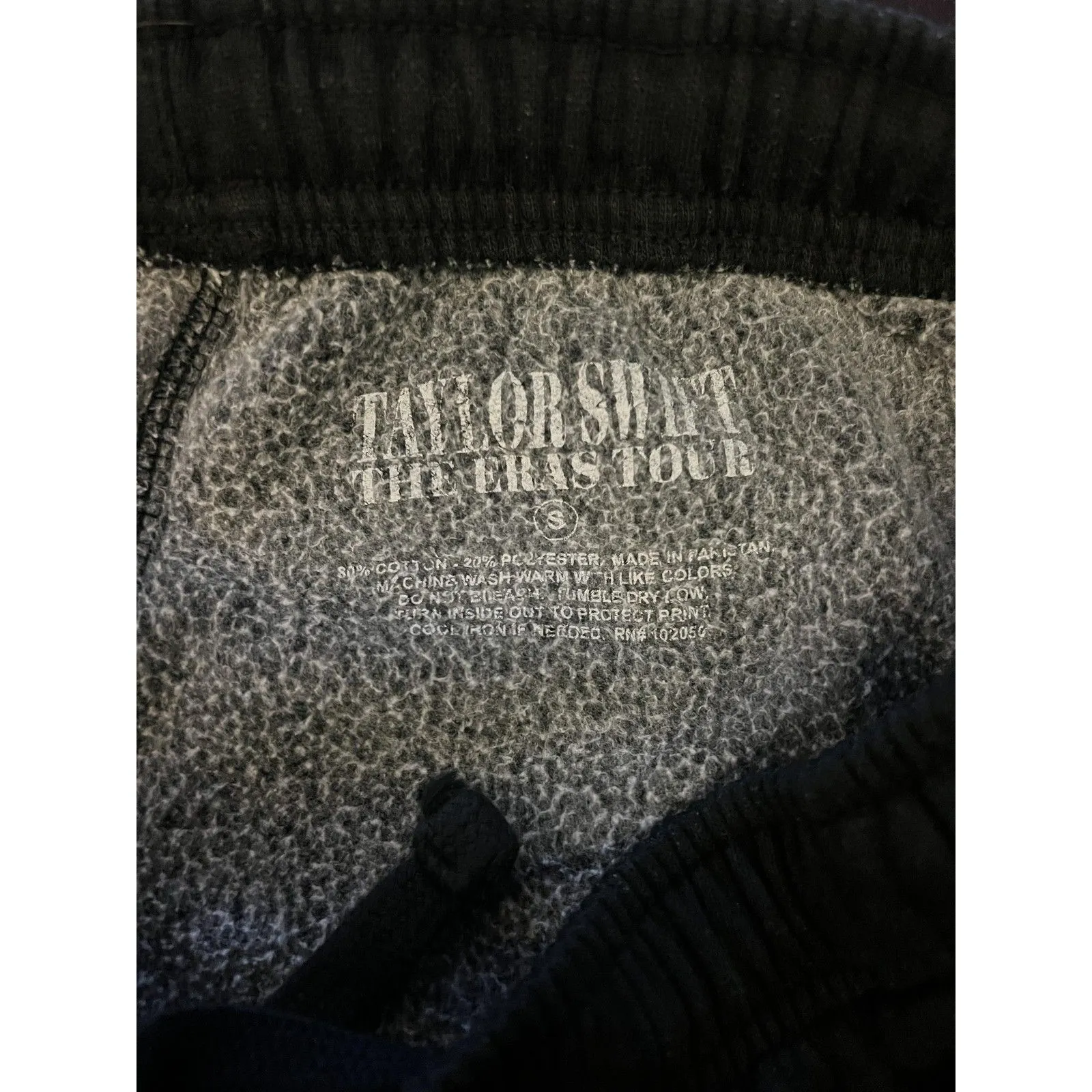 Taylor Swift Eras Tour Sweatpants Womens Small Black Joggers Lounge Pants - Image 10