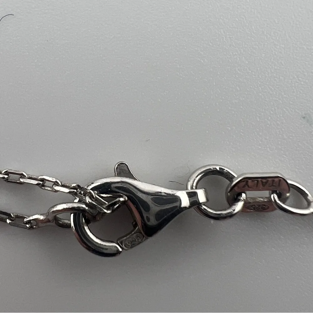 Sterling Silver Bean Necklace - Image 5