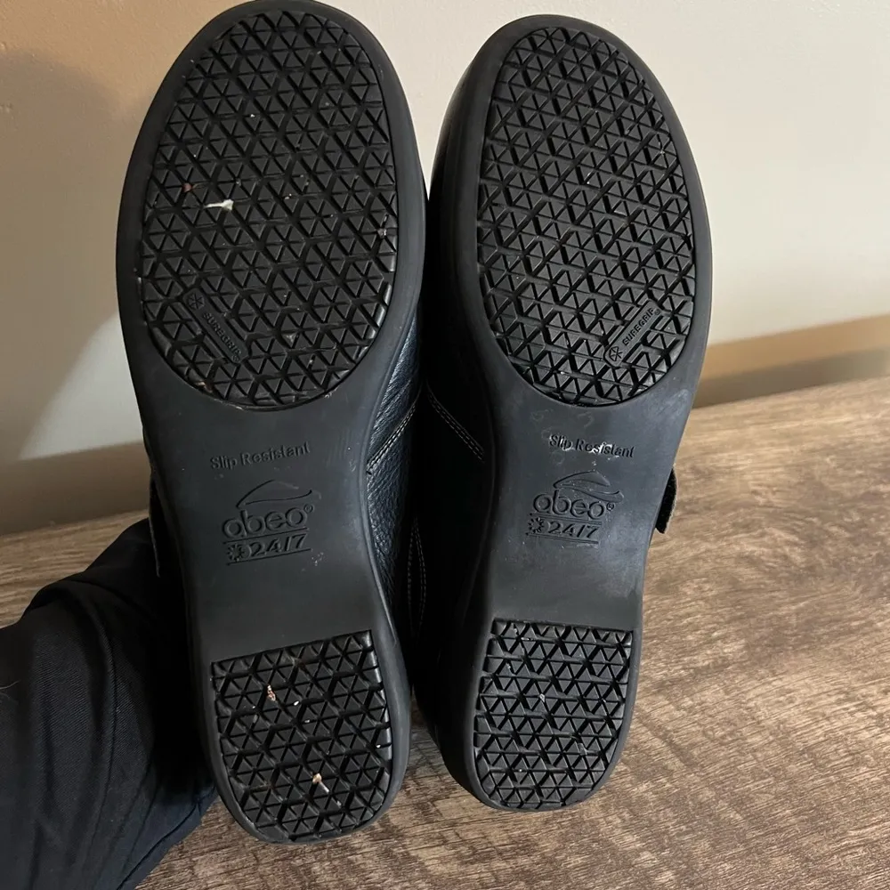 Abeo Aster Black Leather Casual Shoes Women’s Size 9.5 Customized Orthotics 24/7 - Image 13