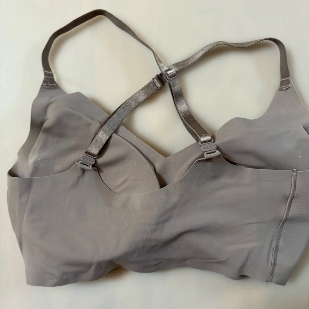 True & Co women's adjustable racer back or cami bra Size Small Gray - Image 2