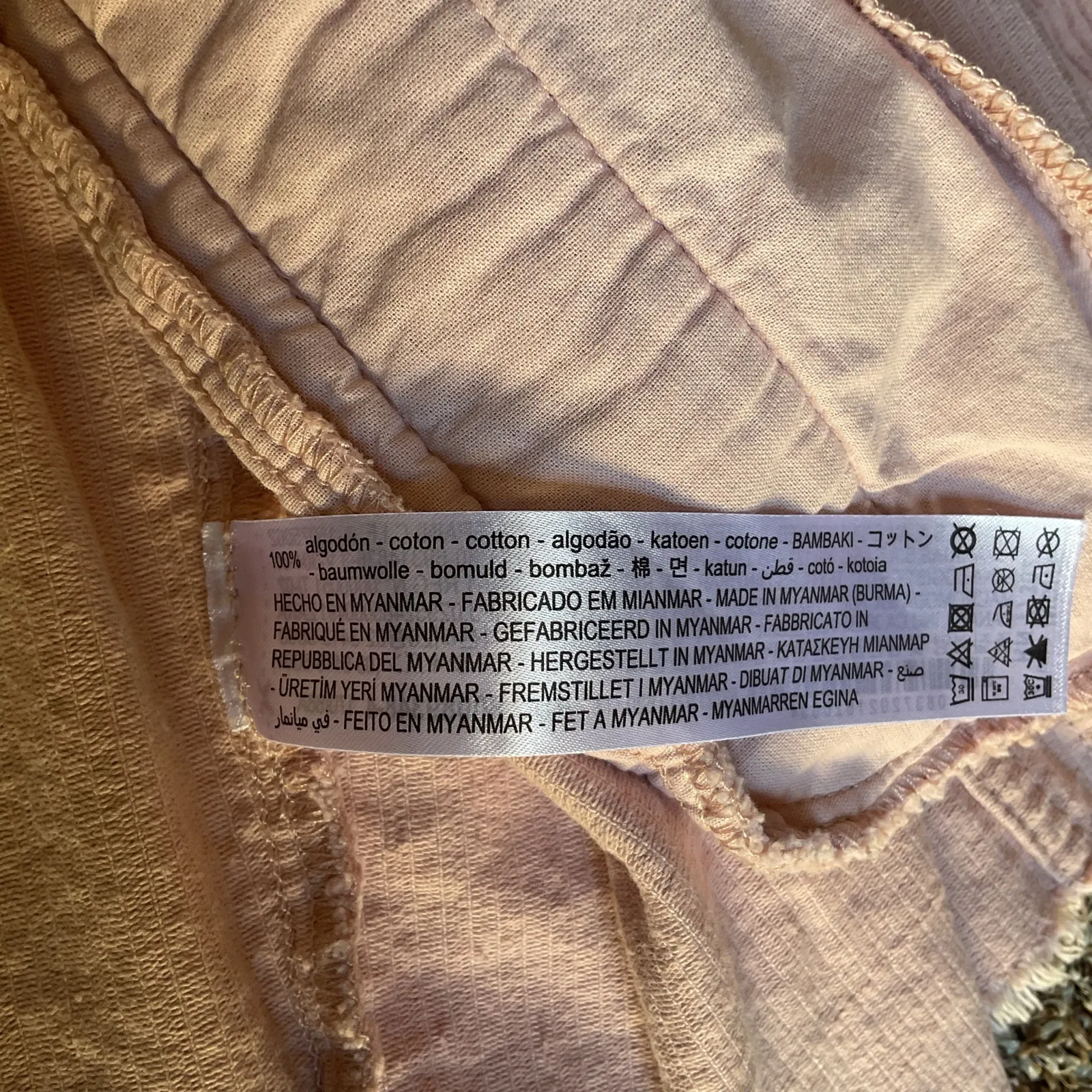 ZARA Pink Corduroy Jacket Women’s  M Oversized Button Front Shacket 100% Cotton - Image 5