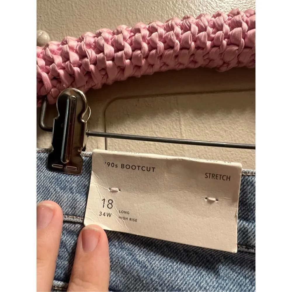 American Eagle 90’s Bootcut Stretch Jeans Woman’s Size 18 Long NEW - Image 8