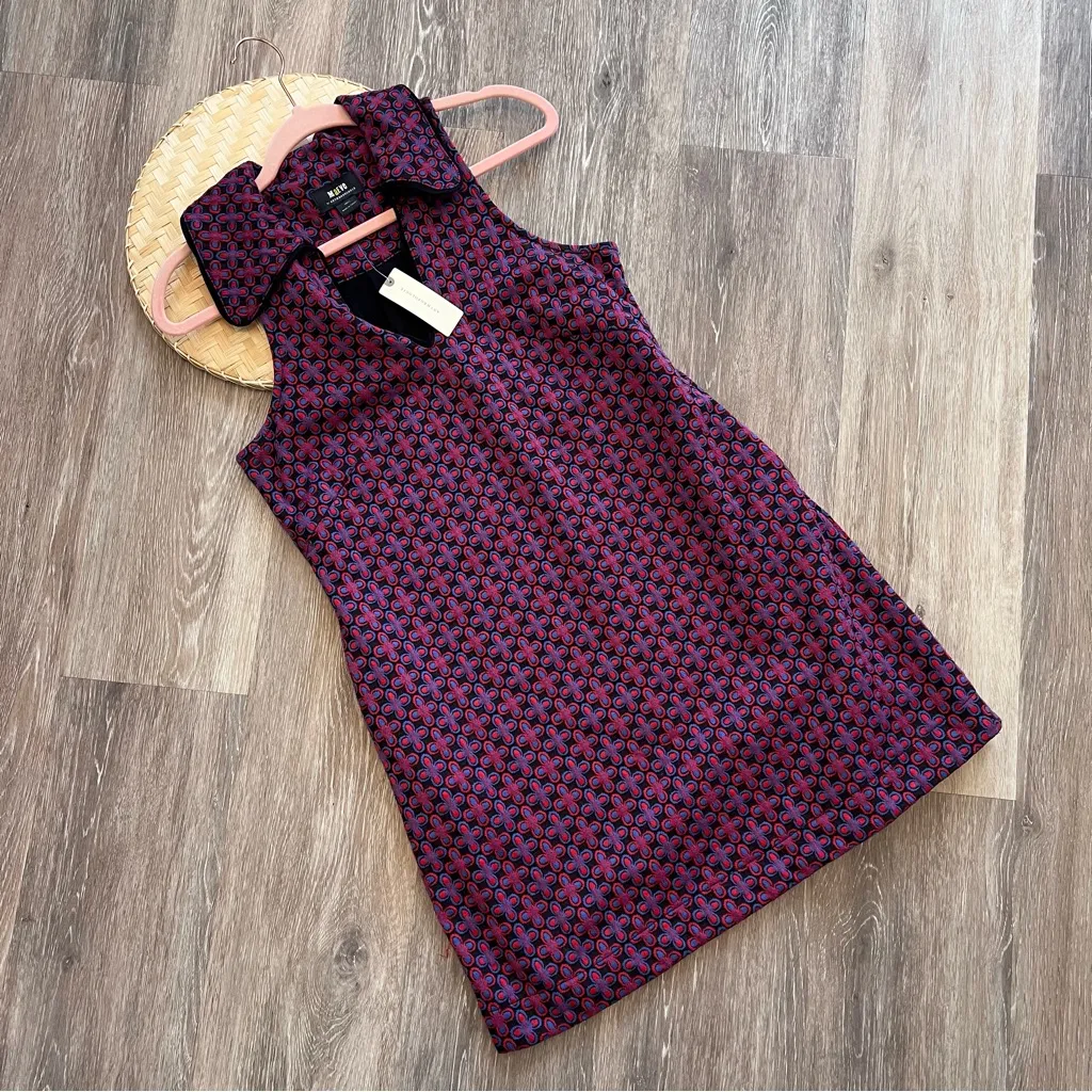 NWT Anthropologie 1970’s retro floral printed‎ mini dress - Image 3