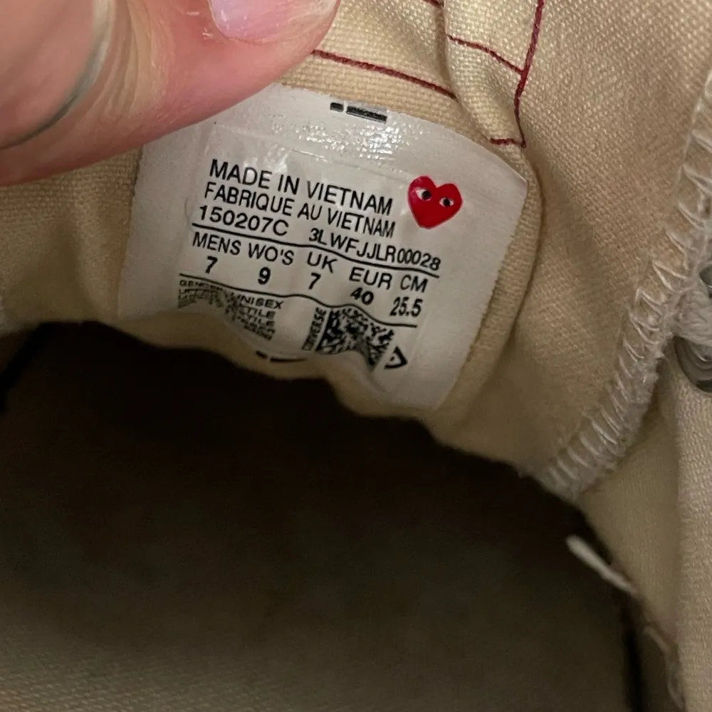 Converse x Comme Des Garçons Play Sneakers 9 - Image 6