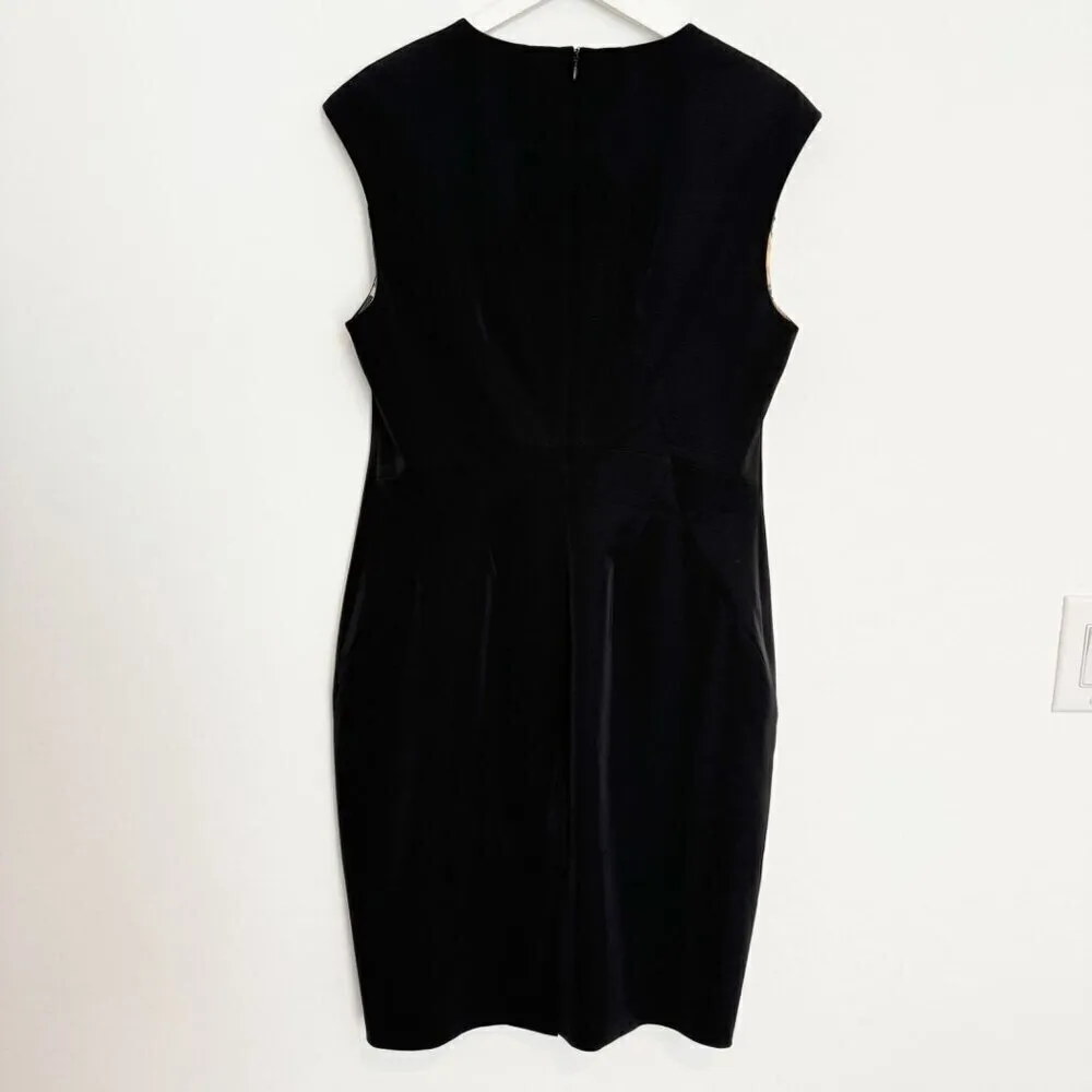 Ted Baker Women's Black Sheath Dress Office Business Casual Minimalist Size‎ 4 - Image 8