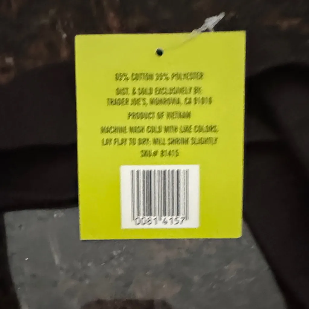 Black & Orange Trader Joe’s Tote Bag - Image 3