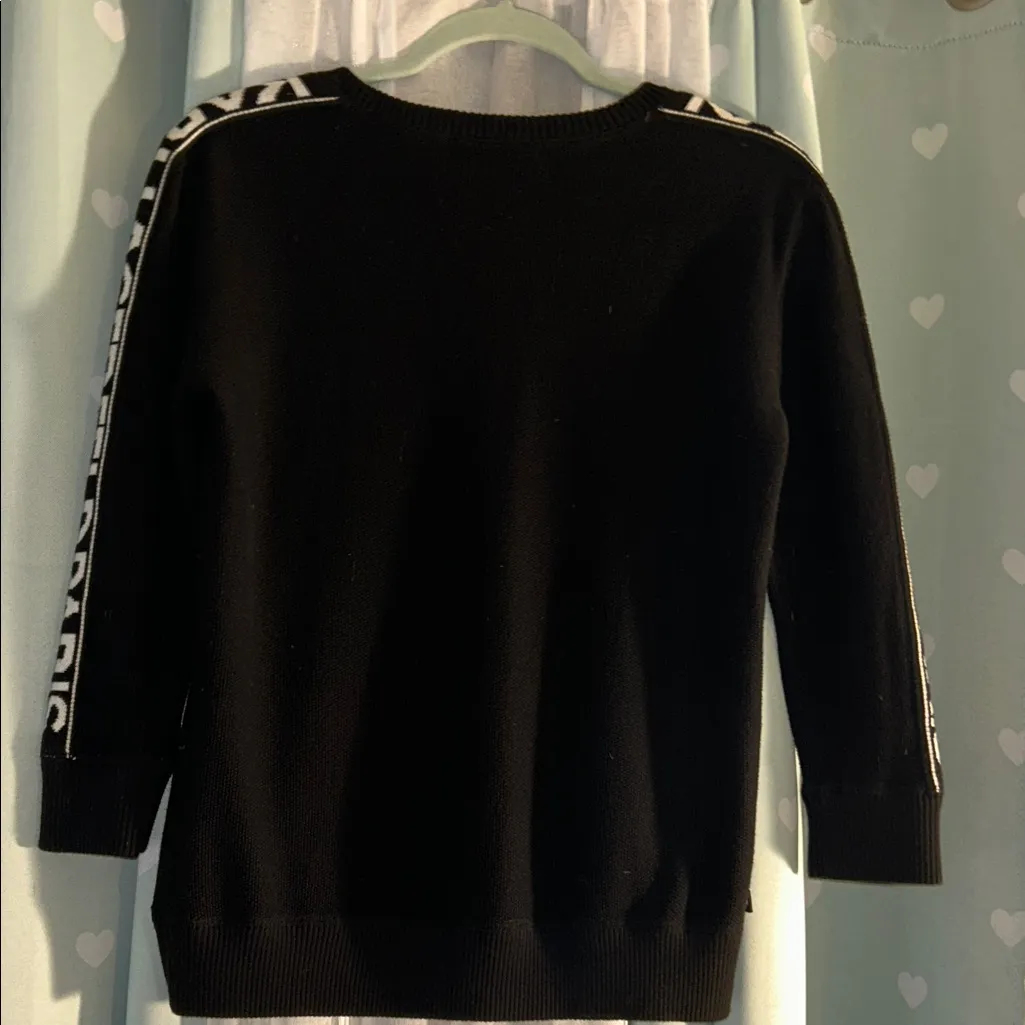 Karl Lagerfeld Size XS Black Pullover with Heart Logo - Image 8