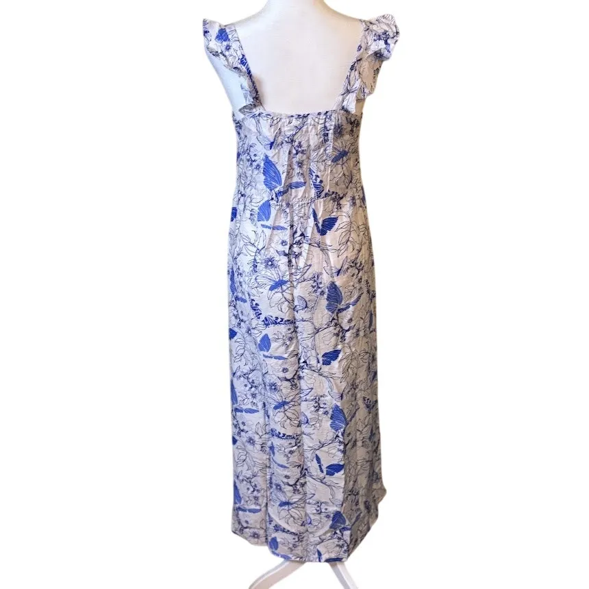 Stitchdrop Cobalt Blue Floral Maxi Dress - Image 7