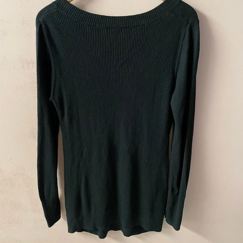 Liz Lange Maternity for Target Black Ribbed Pullover Sweater Size XXL GUC - Image 12