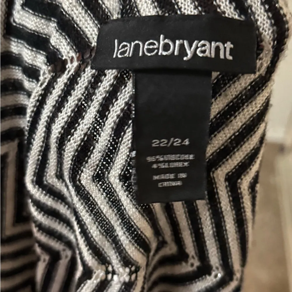 Lane Bryant blue and black shrug - Image 4