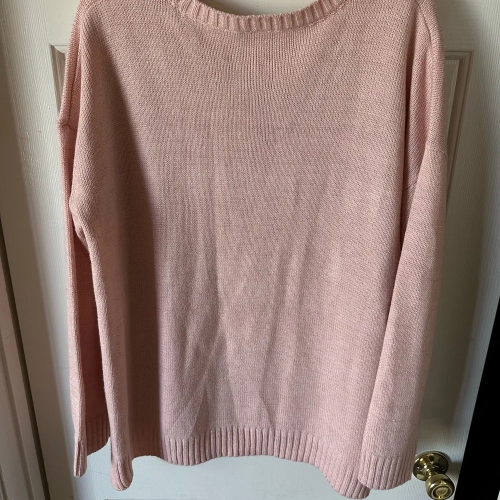 Pink Christmas sweater Size XL - Image 3