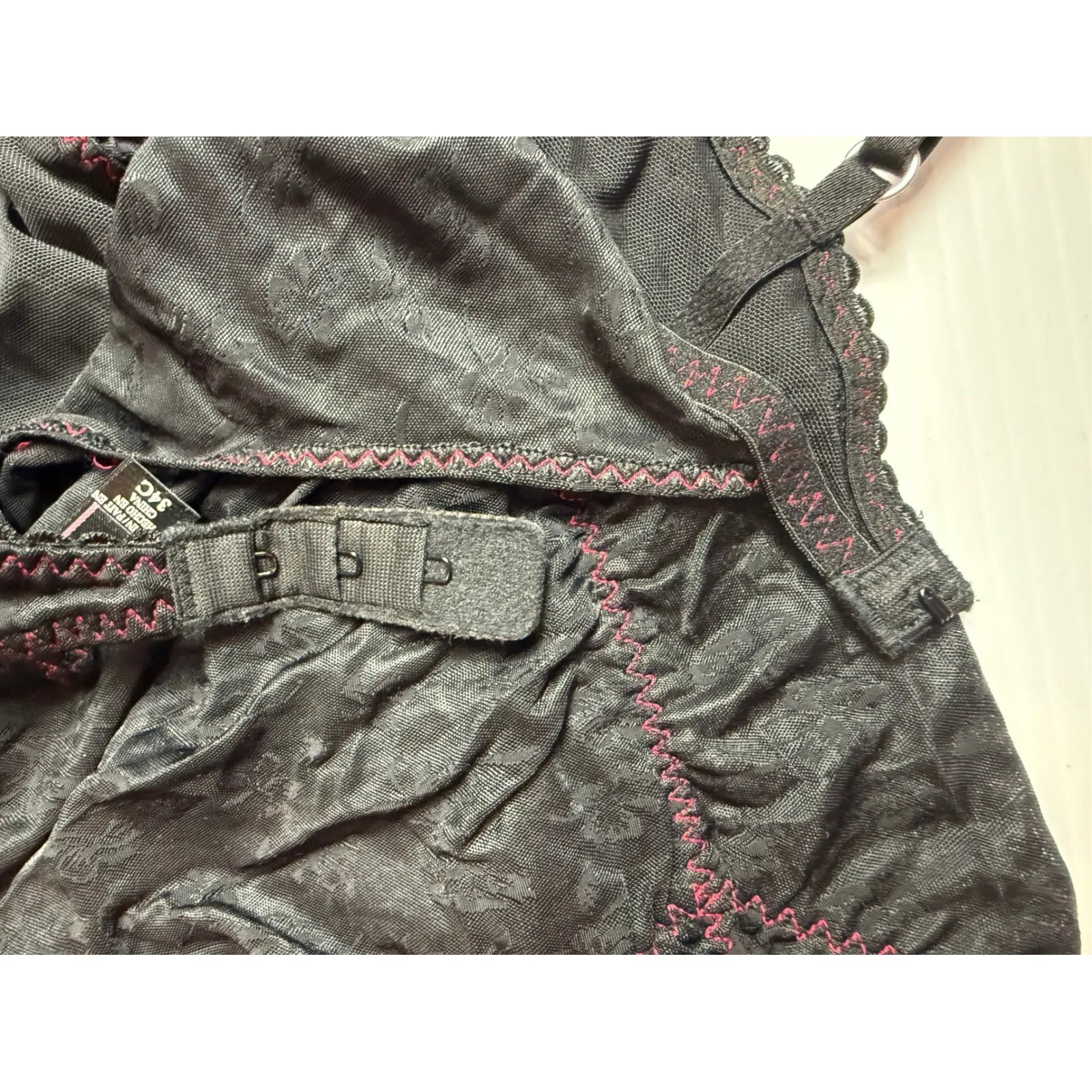 Sexy Little Things Black Dress Ruffle Trim Red‎ Bow Accents Party - Image 5