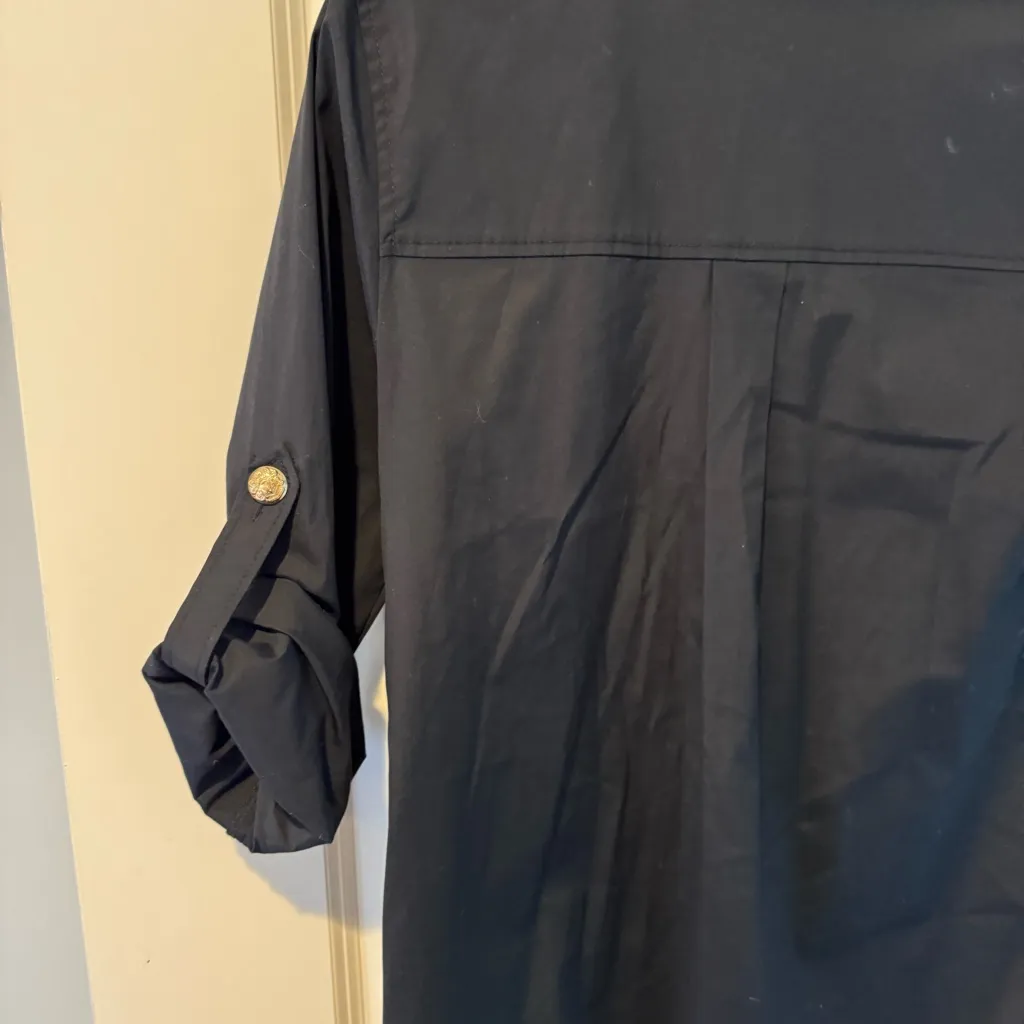 NWT Veronica Beard Saude Cargo Black Mini Dress | Size 2 - Image 7