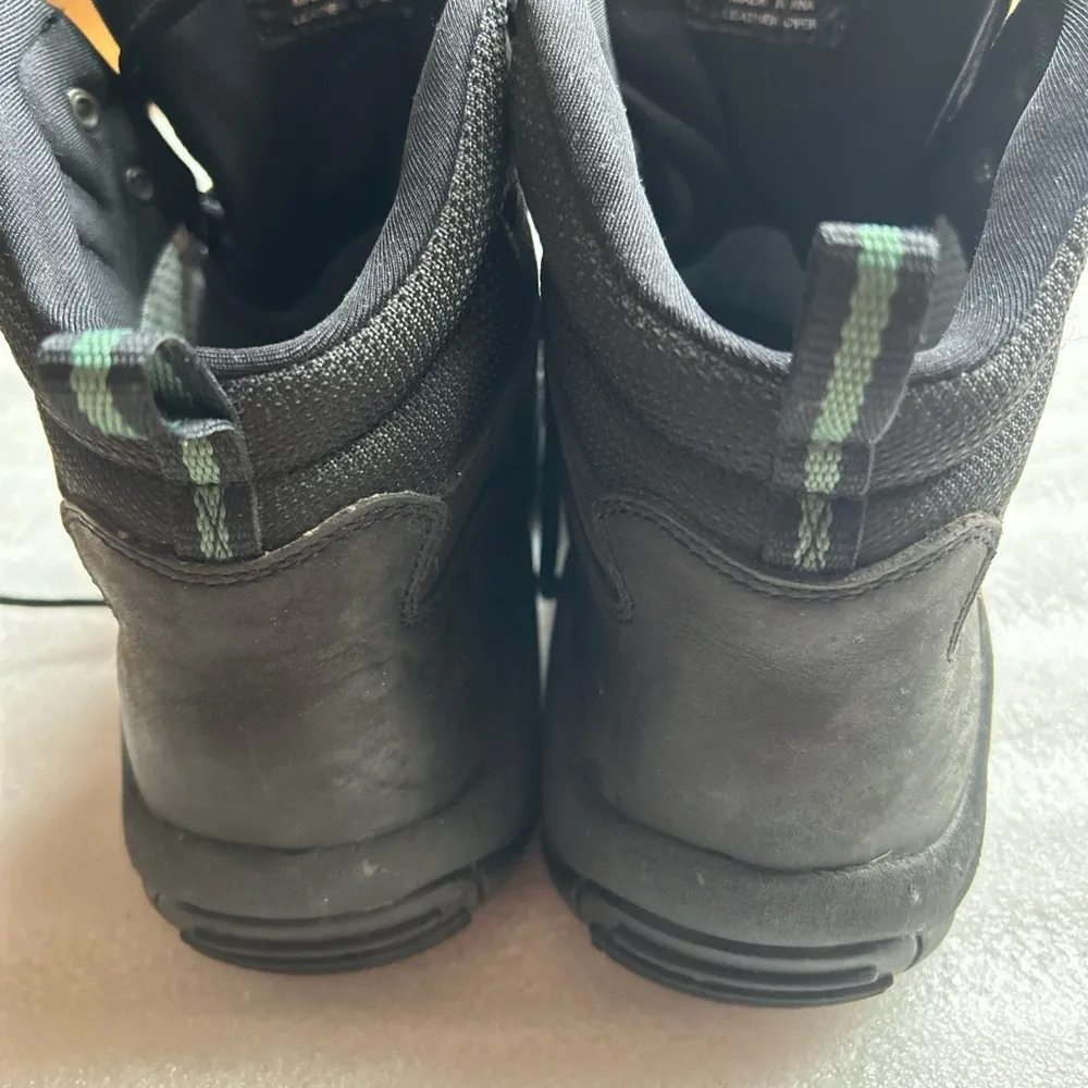 Propet leather up waterproof walking/ hiking boots size 7 1/2 black - Image 8