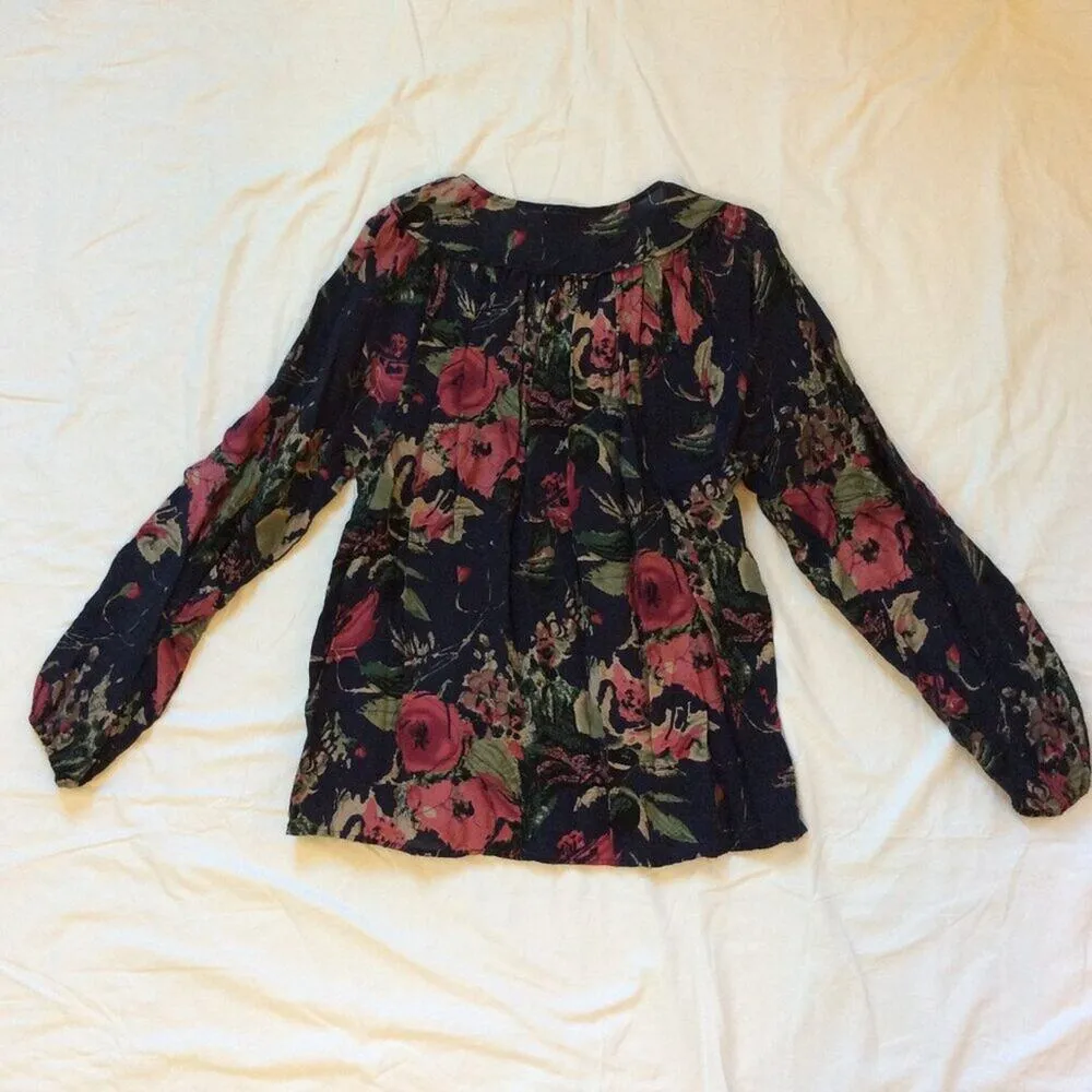 Anthropologie EUC Vintage Anama Multicolor Floral Blouse - Size S - Image 7