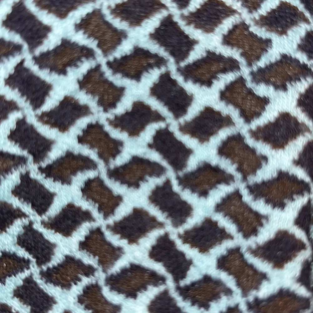 Diane von Furstenberg Jacket Teal & Grey Patterned Belted Blazer Sz 2 GUC - Image 13