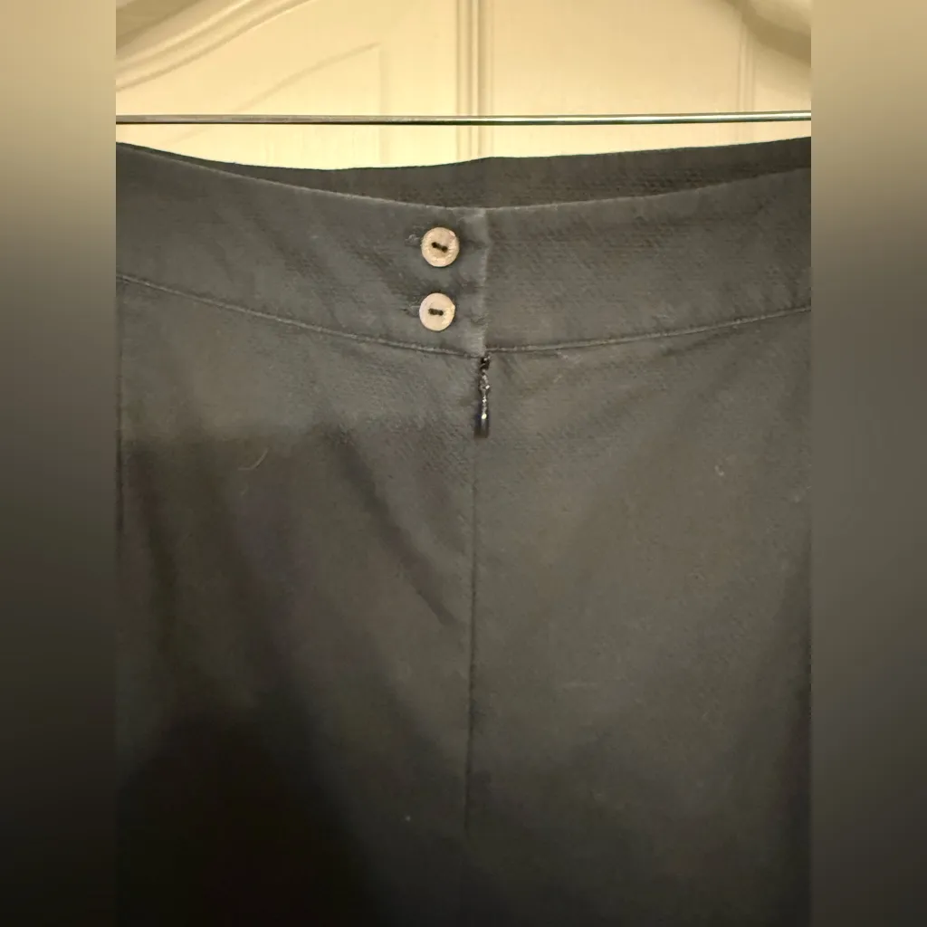 Tori Richard Black Cotton Mini Skirt Size 12 - Image 8