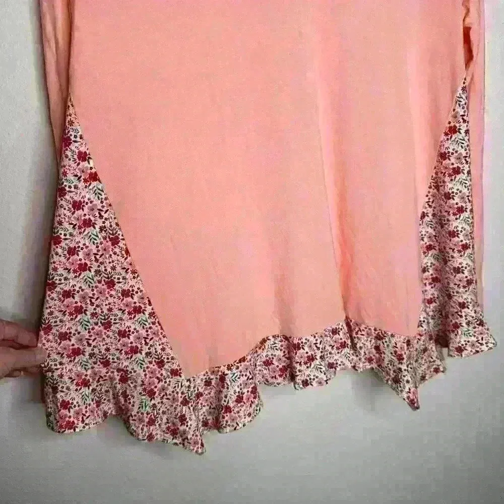 Matilda Jane Sing it out long sleeve swing top peach floral Sz S‎ - Image 5