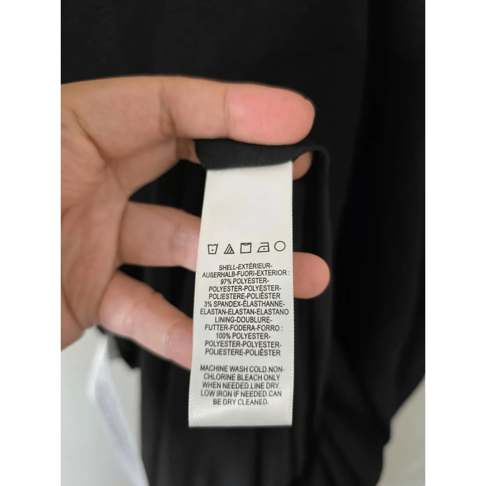 Dress the Population Jordan Gown Ruched Side Slit Black Size XL NWT - Image 8