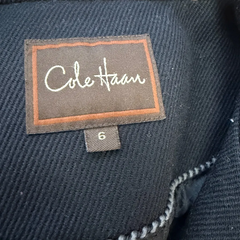 Cole Haan Black Women's Trench Coat - Image 3