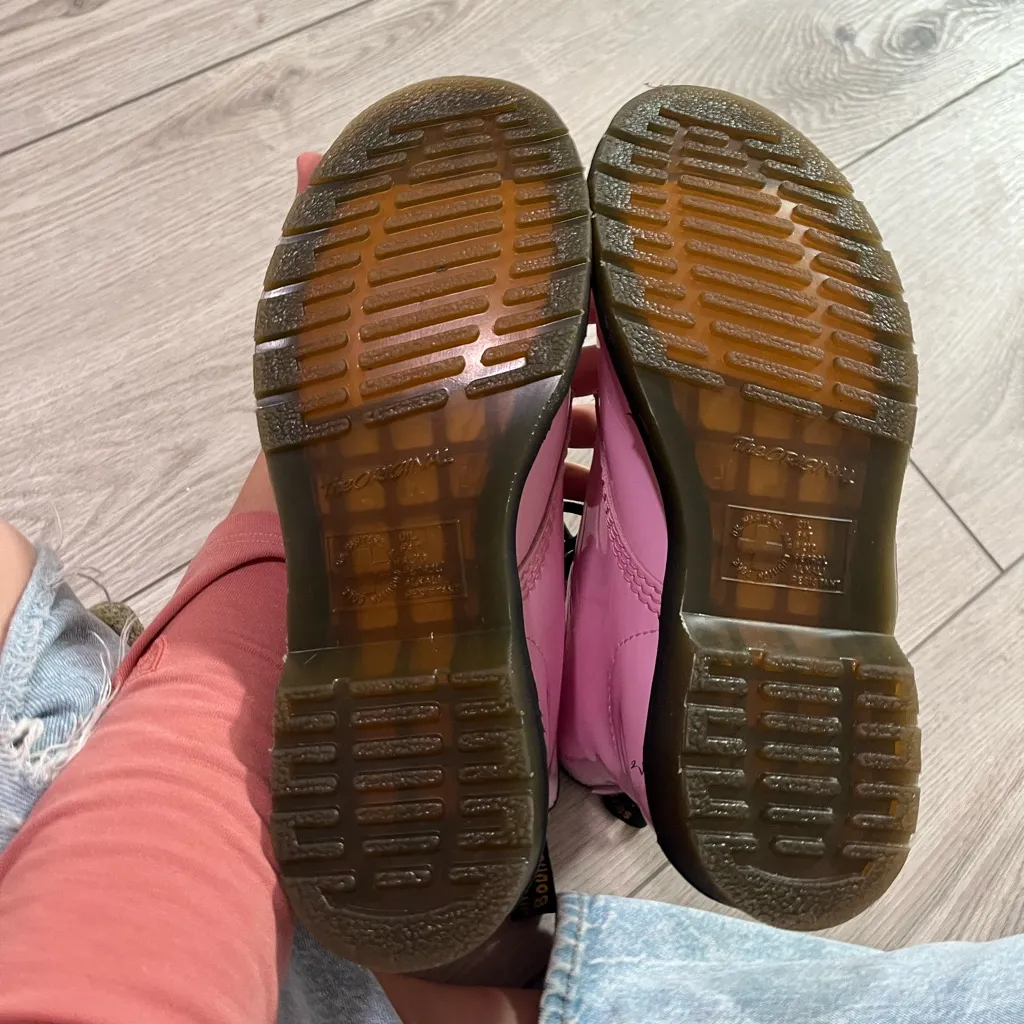 Doc Martens 1460 Women’s Patent Leather Lace Up Boots - Image 9