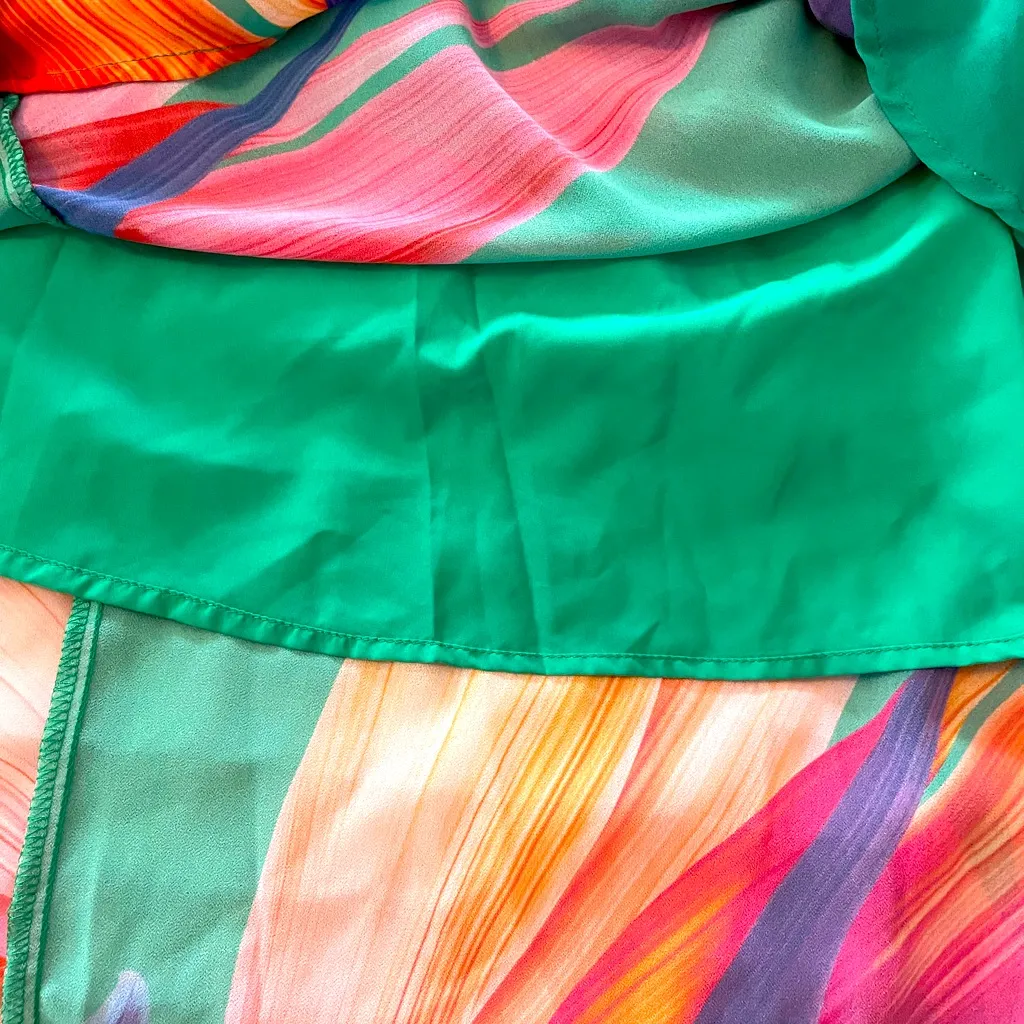 Multicolor Spaghetti Strap‎ Maxi Dress - Image 5