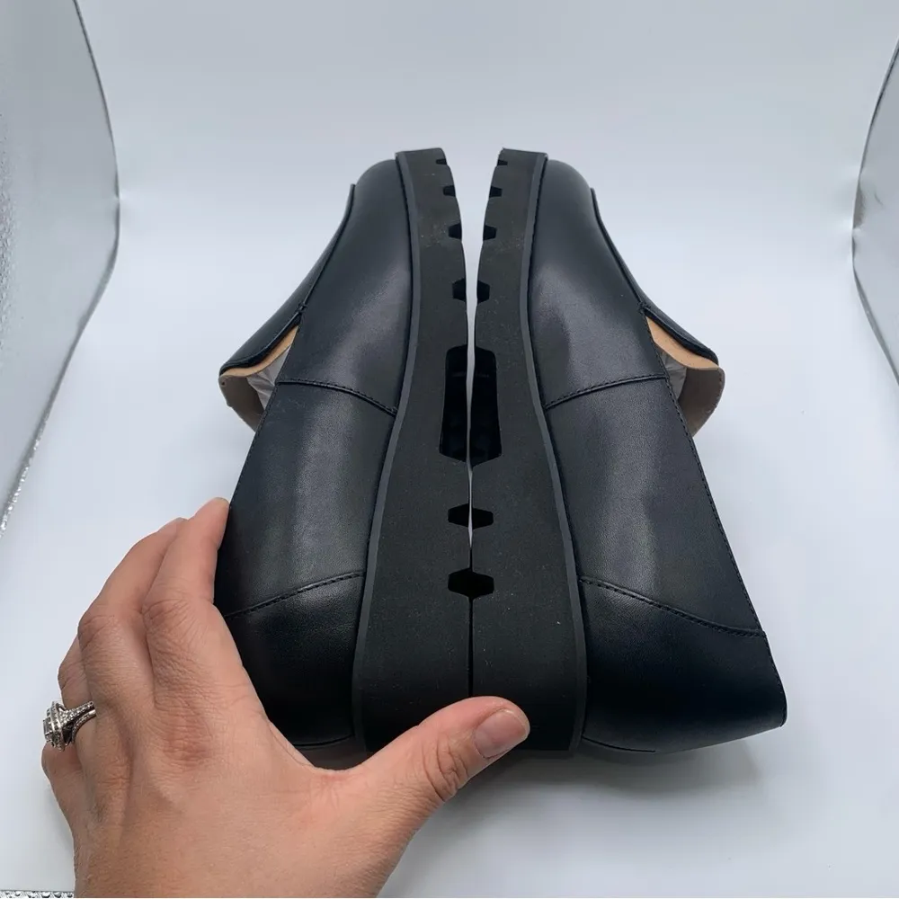 NWOB Vionic Womens Kensley Leather Slip On Loafers size 7 black leather 1083 - Image 10