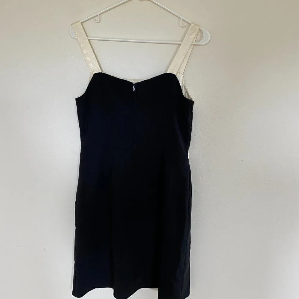 Ruby Rox Black White Trim Shift Mini Dress Size 9 Formal Y2K - Image 5