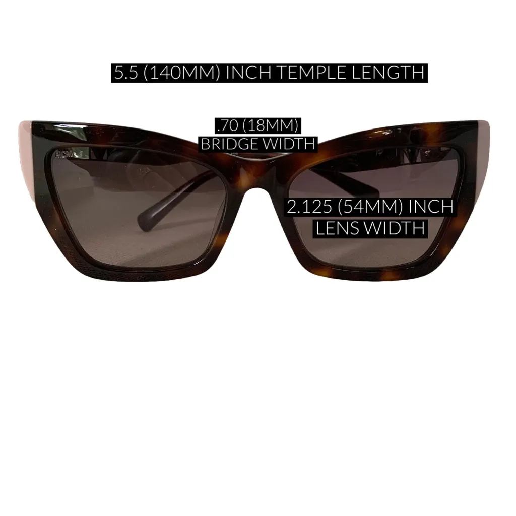 MCM "MCM722SLB" TORTOISE SHELL WITH MAUVE PINK GRADIENT LENS SUNGLASSES NIB - Image 13