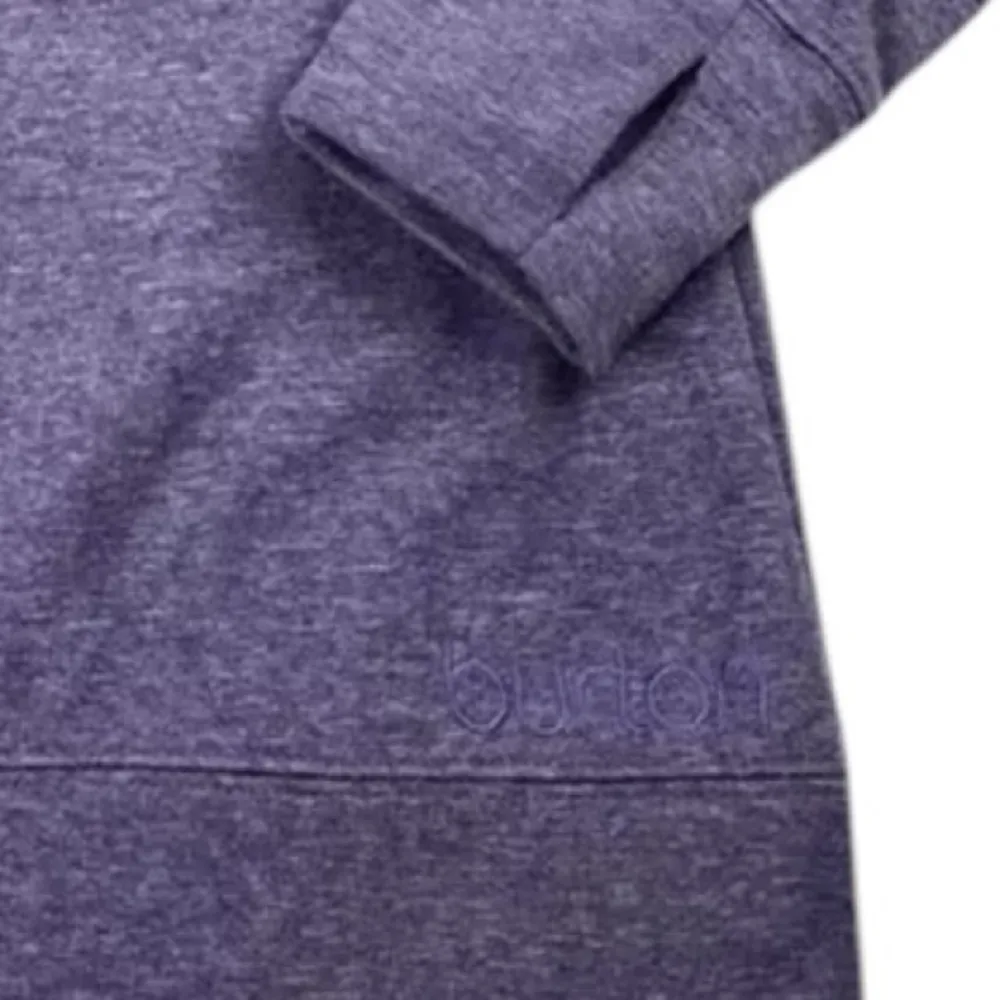 NEW BURTON WOMENS DRYRIDE CREW FLEECE LINED POCKET THUMBHOLES VIOLET SWEATSHIRT - Image 5