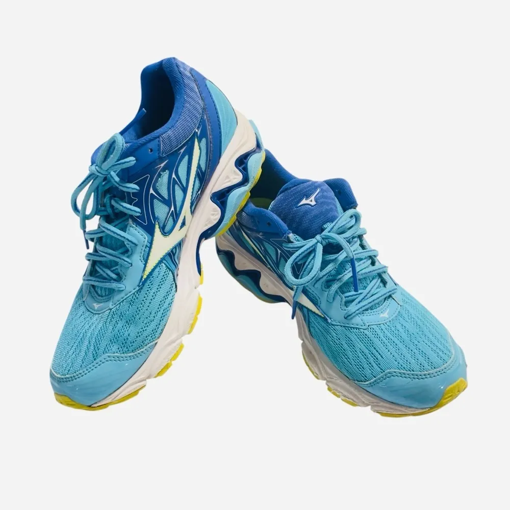 Mizuno Running Race Wave Inspire 410985 Blue Womens 9 Shoes Fast Shipping - Image 2