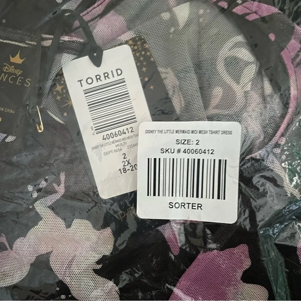 Torrid X Disney Little Mermaid Dress Size 2 - Image 5