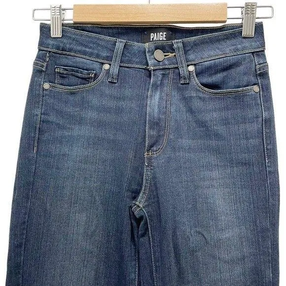 Paige Denim Hoxton Ultra Skinny Mid-Rise Jeans Nottingham Dark Wash Size 26 | 2 - Image 6