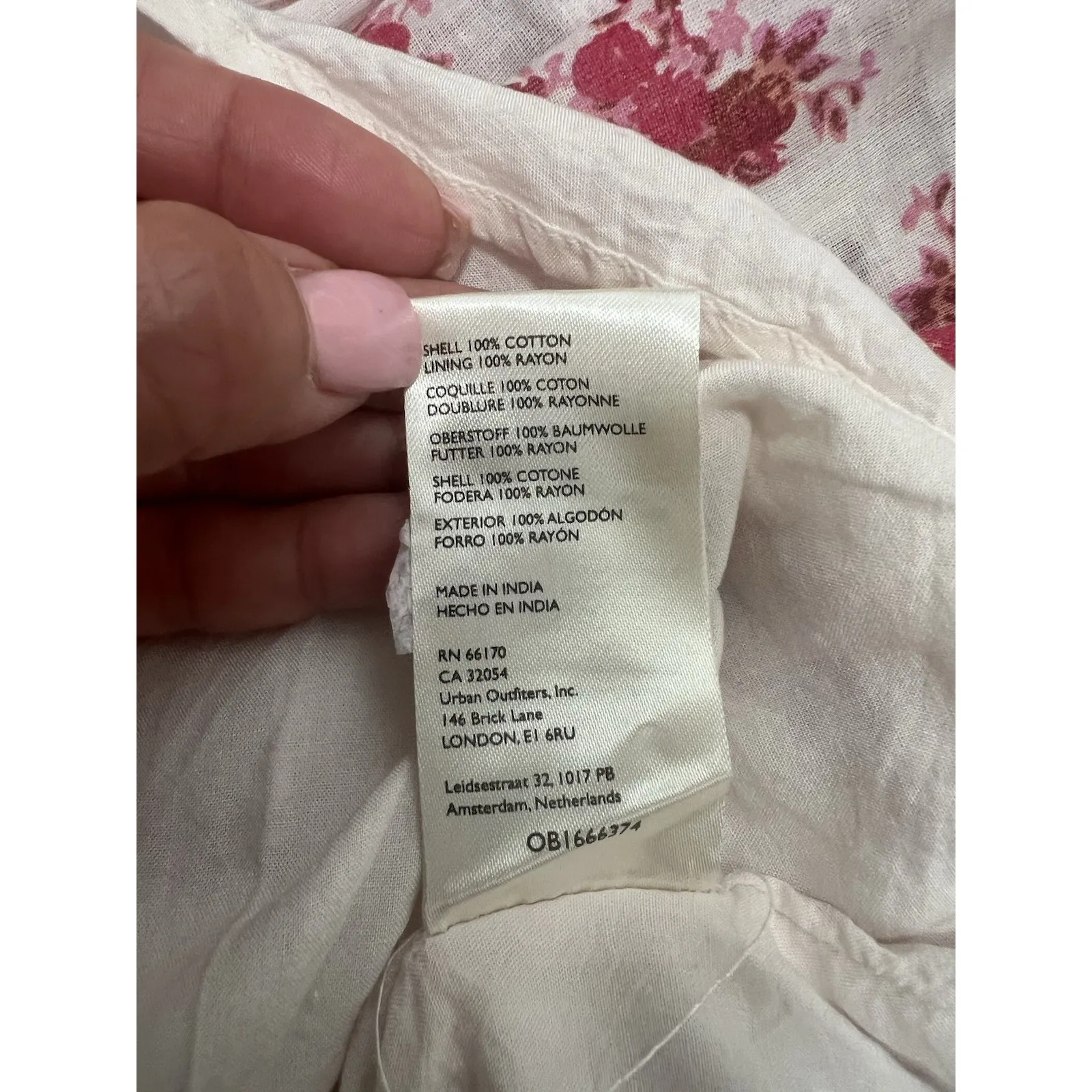 Free People Camella Mini Dress Size Small 100%cotton‎ A/3 - Image 10