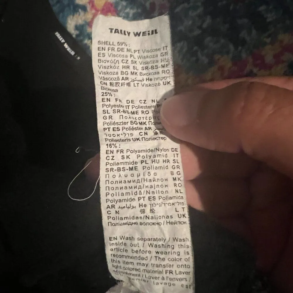 Tally WeiJL medium black top - Image 6