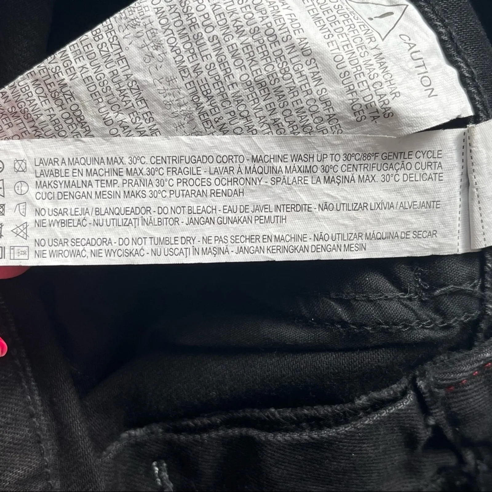 NEW! Zara Basic Denim Black Mid Rise Skinny Jean Size 2 - Image 9