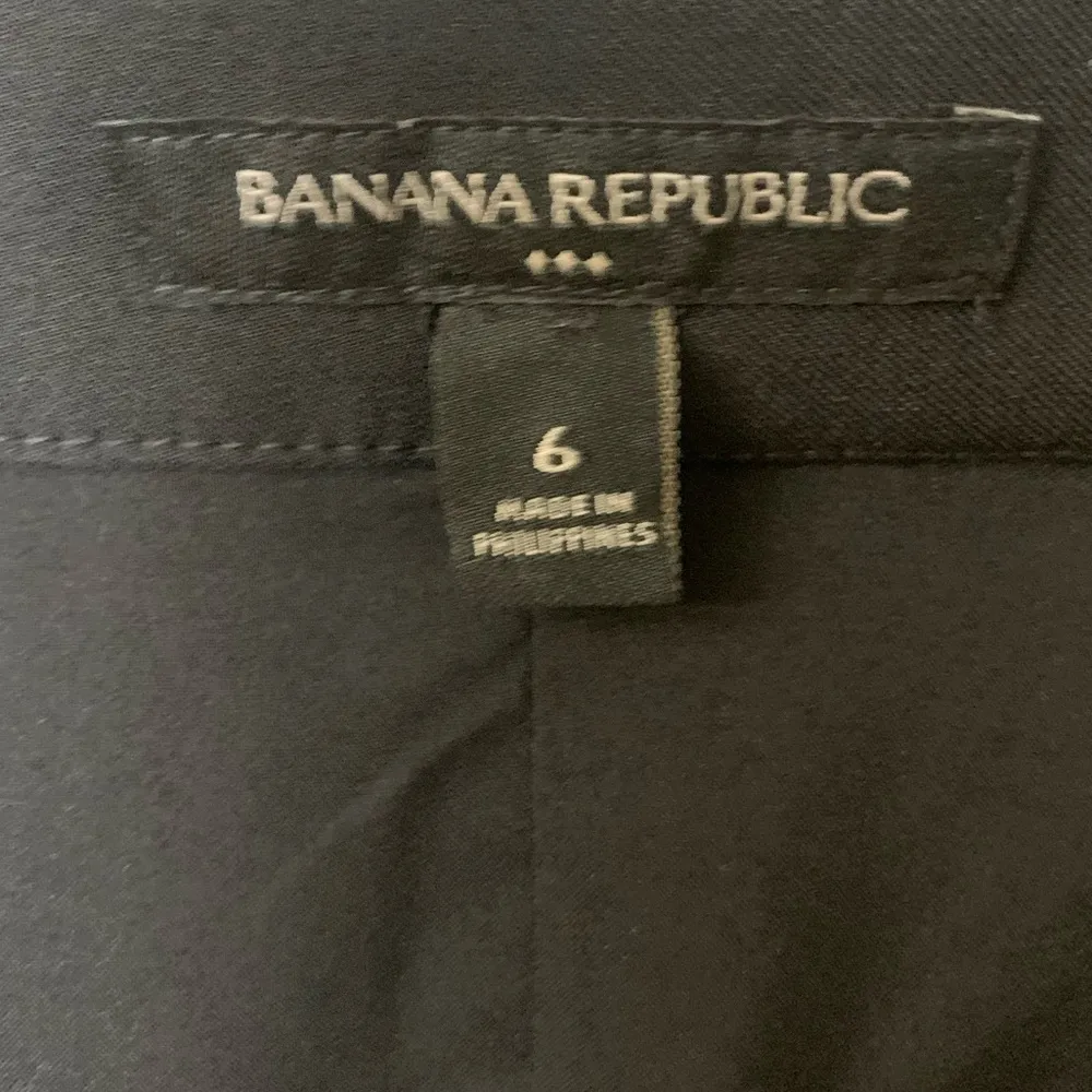 Banana Republic Black Sculpted MIDI Pencil Skirt SZ 6 Lined - Image 7