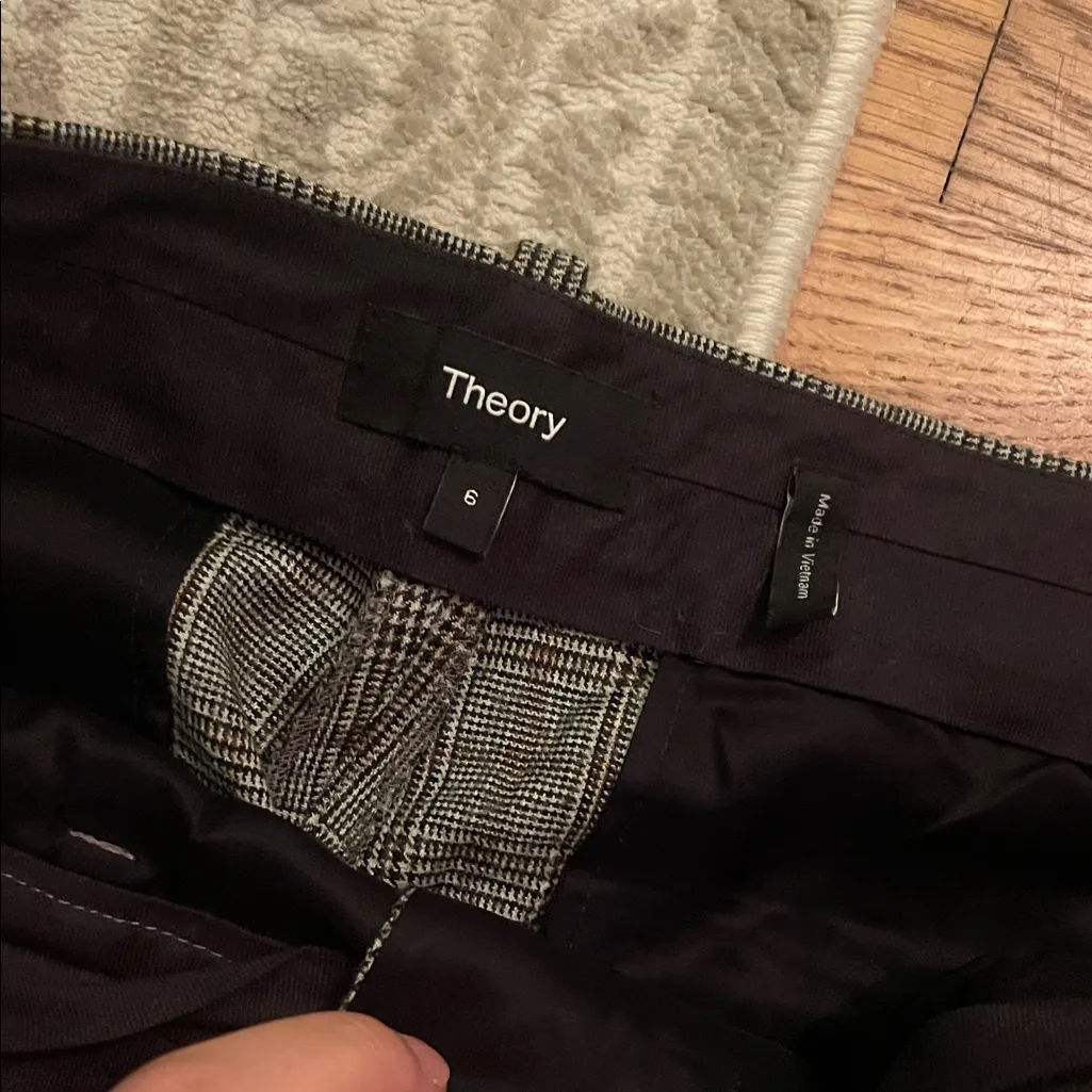 Theory  Maple Flannel Pants - Image 4
