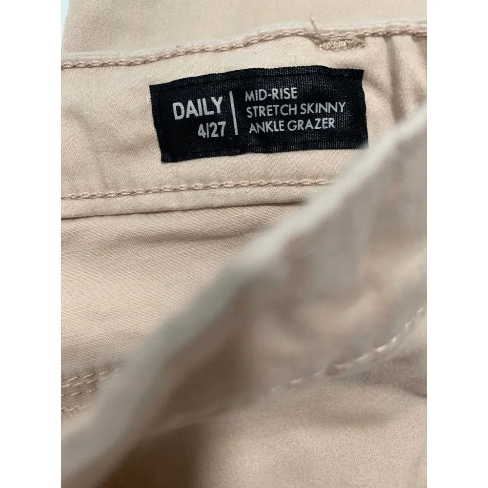 Buffalo David Bitton Daily Mid Rise Stretch Skinny Ankle Grazer Jean - Image 5